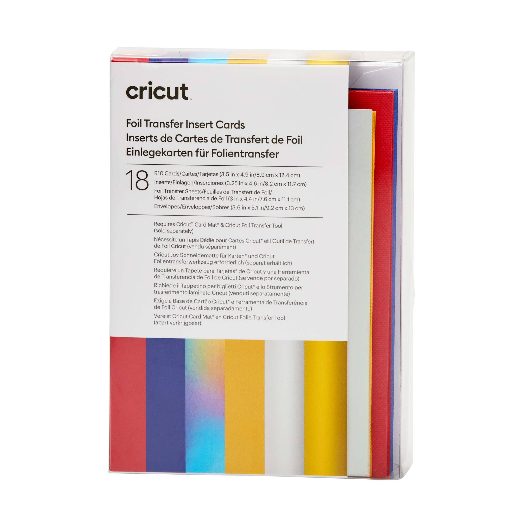 Cricut® R10 Foil Transfer Insert Cards, Celebration Sampler
